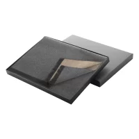 pánská šála béžová s potiskem loga - foto 3