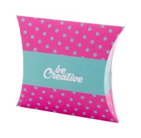 papírová vypouklá krabička bílá s potiskem loga - foto 5