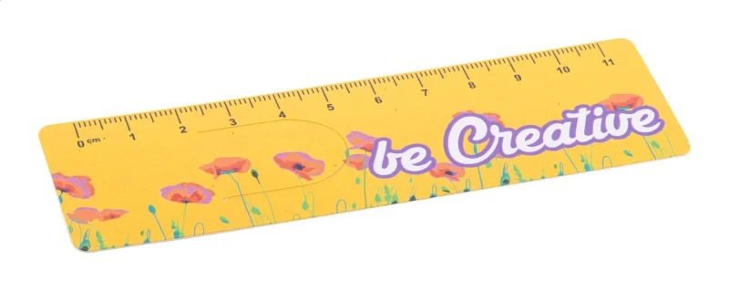 papírová záložka na zakázku bílá s potiskem loga