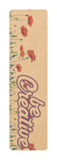 papírová záložka na zakázku přírodní s potiskem loga - foto 3