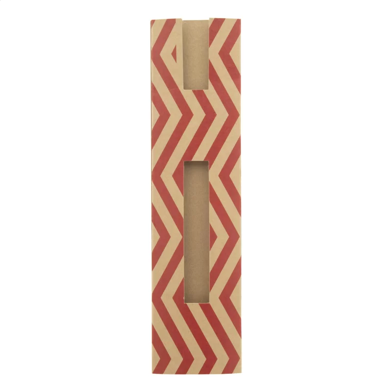 papírové pouzdro na pero na zakázku přírodní s potiskem loga