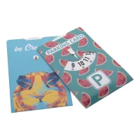 parkovací hodiny bílá s potiskem loga - foto 4