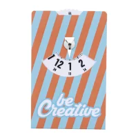 parkovací karta bílá s potiskem loga