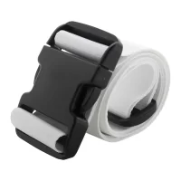 pásek na kufry na zakázku bílá s potiskem loga - foto 6