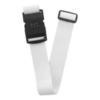 pásek na zakázku na zavazadla bílá s potiskem loga - foto 7