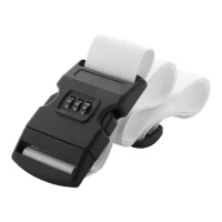 pásek na zakázku na zavazadla bílá s potiskem loga - foto 8