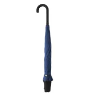 pboustranný deštník z RPET tmavě modrá s potiskem loga - foto 3