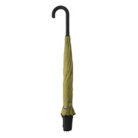 pboustranný deštník z RPET zelená s potiskem loga - foto 2