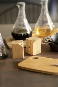 pepřenka a solnička přírodní s potiskem loga - foto 4