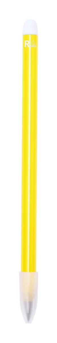 pero RABS bez inkoustu žlutá s potiskem loga