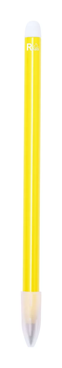 pero RABS bez inkoustu žlutá s potiskem loga