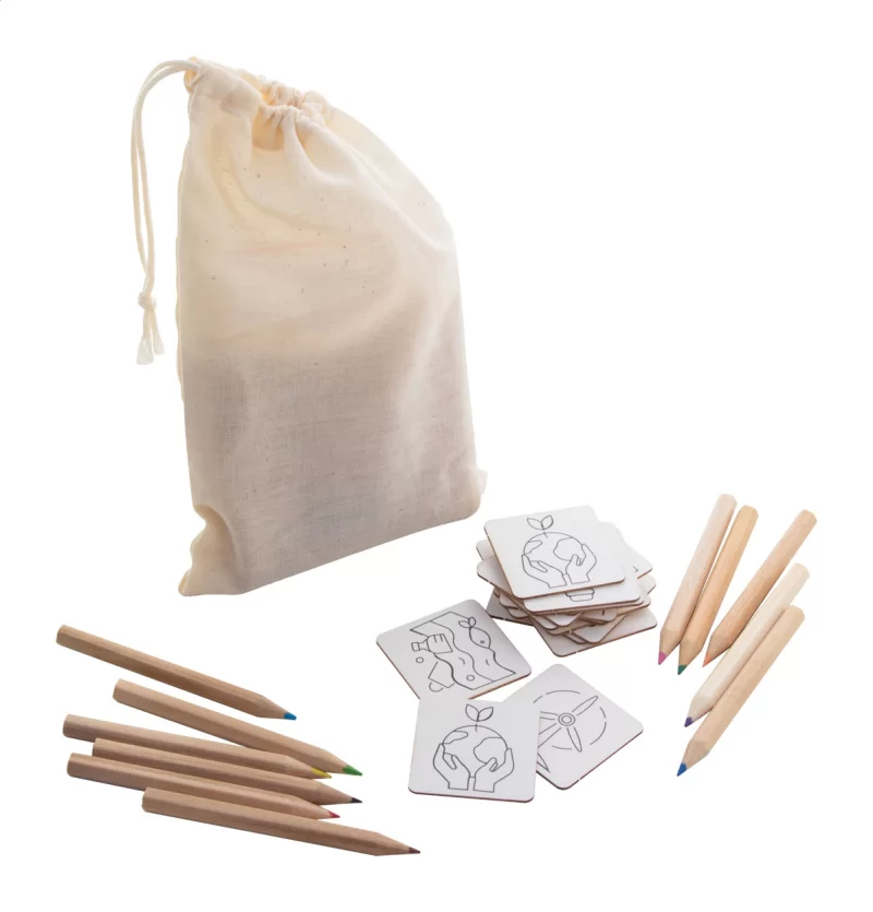 pexeso na vybarvení, ochrana životního prostředí přírodní s potiskem loga