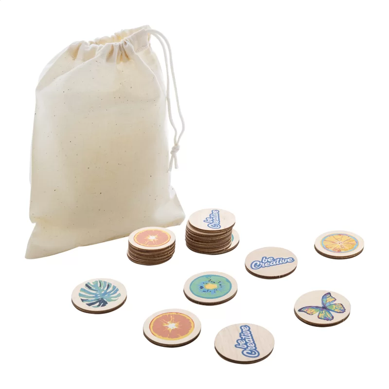 pexeso na zakázku přírodní — reklamní předmět s vlastním potiskem pexeso na zakázku přírodní s potiskem loga