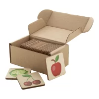 pexeso, ovoce a zelenina přírodní s potiskem loga - foto 2