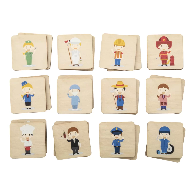 pexeso, povolání přírodní s potiskem loga