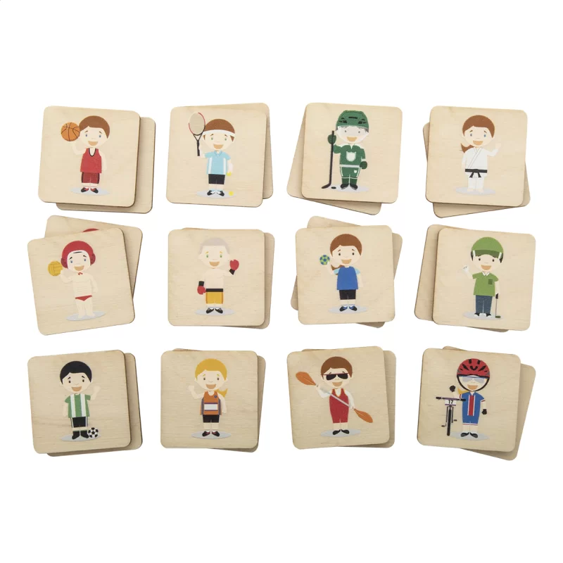 pexeso, sporty přírodní s potiskem loga