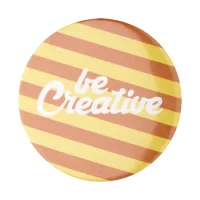 placka - odznak se špendlíkem bílá s potiskem loga - foto 3