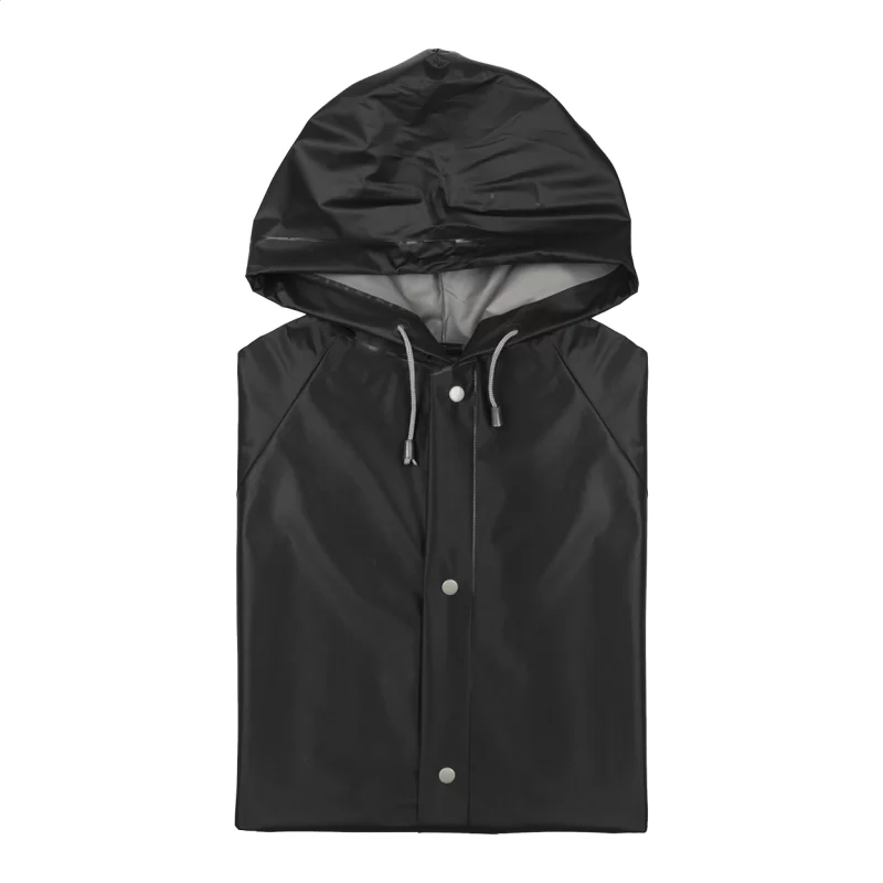 pláštěnka černá s potiskem loga