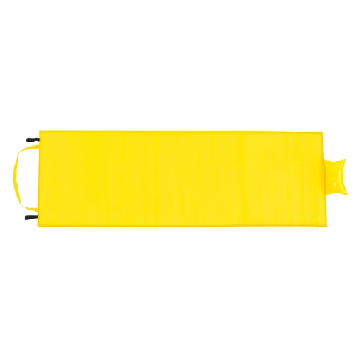 plážová rohož žlutá s potiskem loga