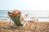 plážová stolička na zakázku bílá s potiskem loga - foto 9