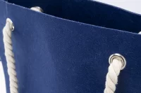 plážová taška z RPET tmavě modrá s potiskem loga - foto 2