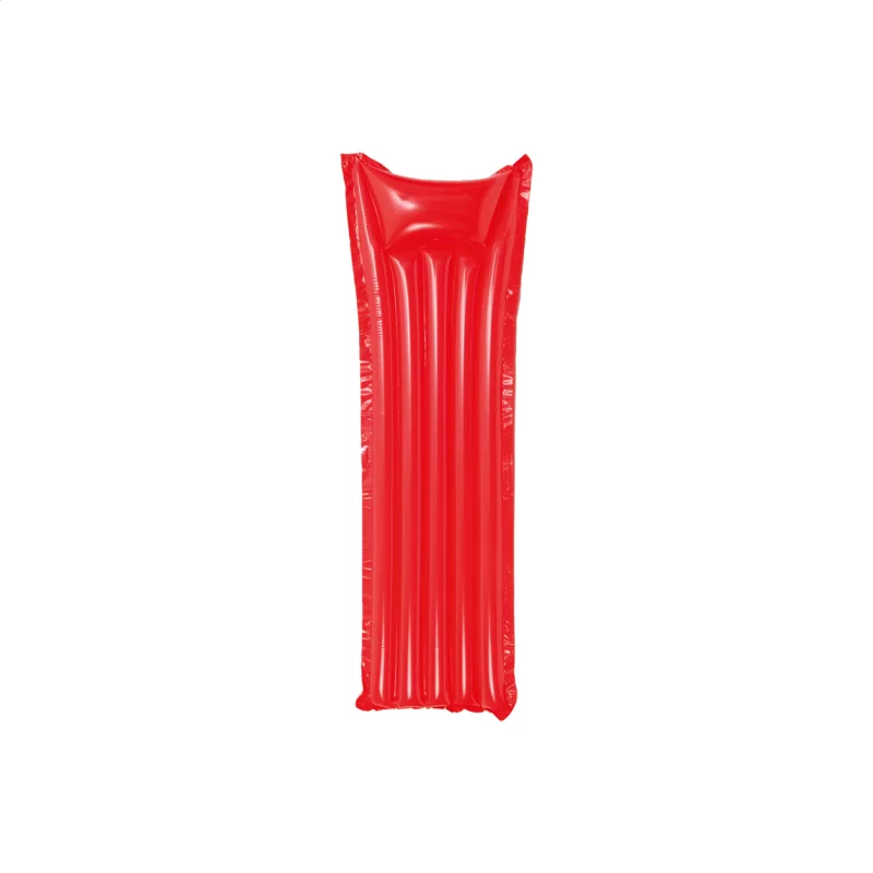 plážové lehátko červená s potiskem loga