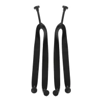 plážové žabky na zakázku - pásek černá s potiskem loga