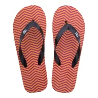 plážové žabky na zakázku - pásek černá s potiskem loga - foto 3