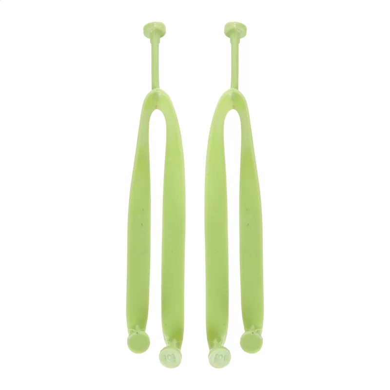 plážové žabky na zakázku - pásek mintově zelená s potiskem loga