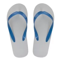 plážové žabky na zakázku - pásek modrá s potiskem loga - foto 2