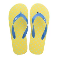 plážové žabky na zakázku - pásek modrá s potiskem loga - foto 3