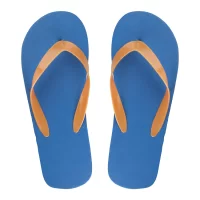 plážové žabky na zakázku - pásek oranžová s potiskem loga - foto 2