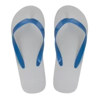 plážové žabky na zakázku - podrážka bílá s potiskem loga - foto 2