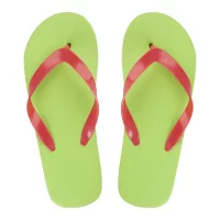 plážové žabky na zakázku - podrážka mintově zelená s potiskem loga - foto 2