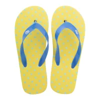 plážové žabky na zakázku - podrážka žlutá s potiskem loga - foto 3