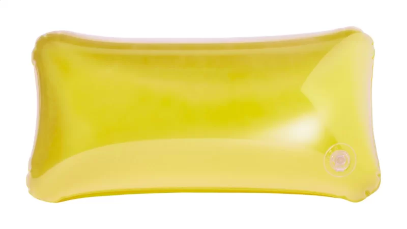 plážový polštář žlutá — reklamní předmět s vlastním potiskem plážový polštář žlutá s potiskem loga