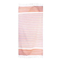 Plážový ručník oranžová s potiskem loga