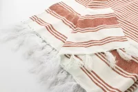 Plážový ručník oranžová s potiskem loga - foto 5