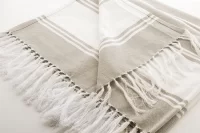 Plážový ručník přírodní s potiskem loga - foto 4