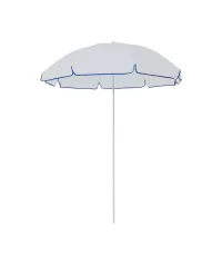 plážový slunečník bílá s potiskem loga