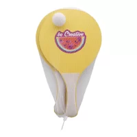 plážový tenis na zakázku přírodní s potiskem loga - foto 10