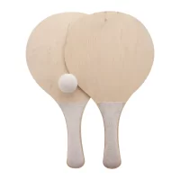 plážový tenis na zakázku přírodní s potiskem loga - foto 2