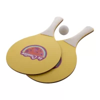 plážový tenis na zakázku přírodní s potiskem loga - foto 8