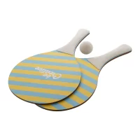 plážový tenis na zakázku přírodní s potiskem loga - foto 9