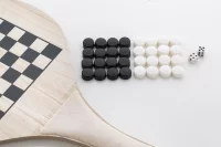 plážový tenis přírodní s potiskem loga - foto 3