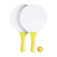 plážový tenis žlutá s potiskem loga - foto 2