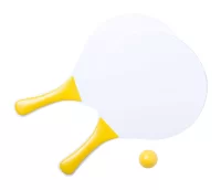 plážový tenis žlutá s potiskem loga - foto 6