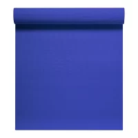 podložka na jógu modrá s potiskem loga - foto 4