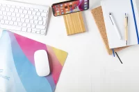 podložka pod myš pro sublimaci bílá s potiskem loga - foto 6