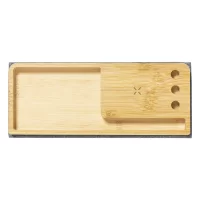 podložka pod myš s bezdrátovou nabíječkou tmavě šedá s potiskem loga - foto 4